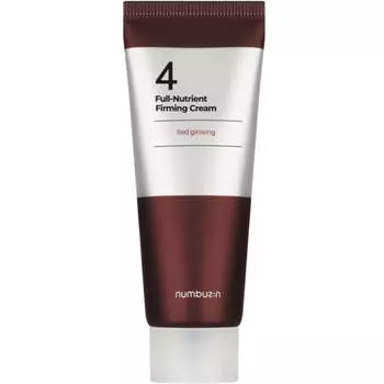 Питательный крем с красным женьшенем для упругости кожи numbuzin No.4 Full-Nutrient Firming Cream