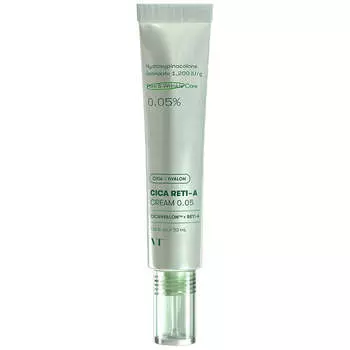 Крем для сужения пор с ретинолом и центеллой VT Cosmetics Cica Reti-A Cream 0.05