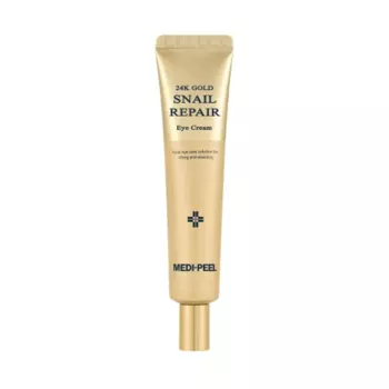 Регенерирующий крем для век с золотом и муцином улитки Medi-Peel 24K Gold Snail Repair Eye Cream