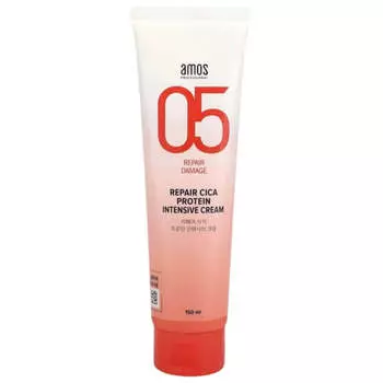 Интенсивный протеиновый крем для волос Amos Professional Repair Cica Protein Intensive Cream