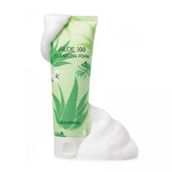 Кремовые пенки для умывания SeaNtree 100 Cleansing Foam - Пенка с алоэ (Aloe)