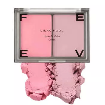 Двойные румяна для лица FEEV Hyper-Fit Color Cheek Lilac Pool