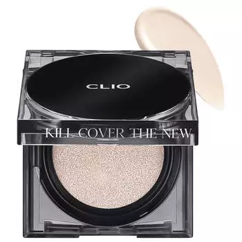 Стойкий полуматовый кушон с невесомым покрытием CLIO Kill Cover The New Founwear Cushion SPF50+ PA+++ 1.5 Fair