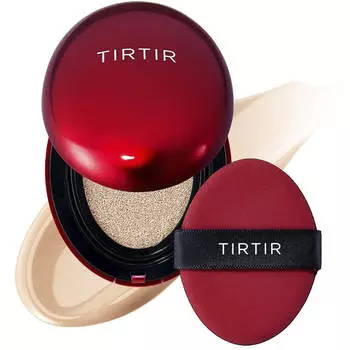 Стойкий кушон с полуматовым финишем TIRTIR Mask Fit Red Cushion 21C Cool Ivory