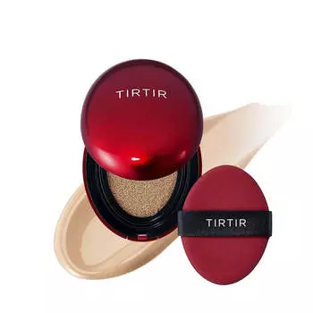 Стойкий мини-кушон с полуматовым финишем TIRTIR Mask Fit Red Mini Cushion 24N Latte