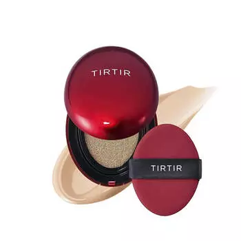 Стойкий мини-кушон с полуматовым финишем TIRTIR Mask Fit Red Mini Cushion 23N Sand