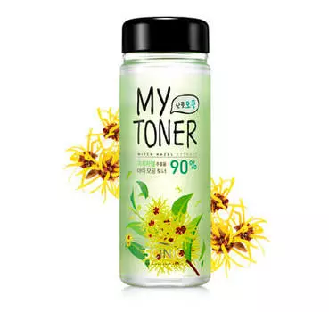 Лечебные тоники с 90% гидролатов трав и цветов Scinic My Toner - Гамамелис (Witch Hazel)