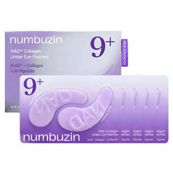 Лифтинг-патчи для век с коллагеном и пептидами numbuzin No.9 NAD Collagen Under Eye Patches