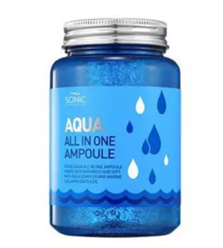 Лифтинг-сыворотка с морским коллагеном Scinic Aqua All in One Ampoule