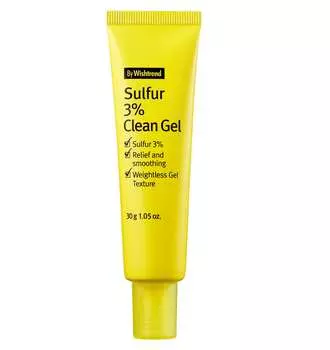 Локальный гель против акне с серой By Wishtrend Sulfur 3% Clean Gel