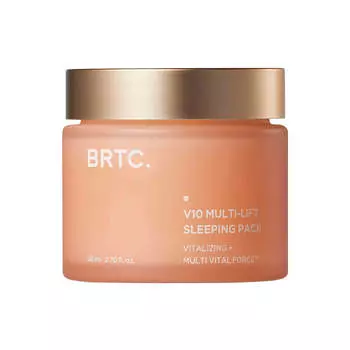 Ночная мультивитаминная маска для мягкости и сияния кожи BRTC V10 Multi-Lifting Sleeping Pack