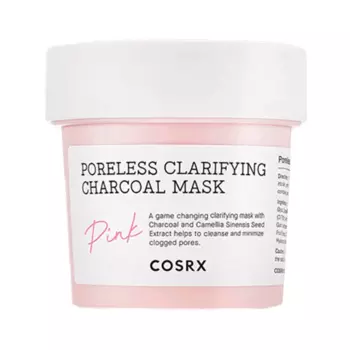 Очищающая маска для сужения пор Cosrx Poreless Clarifying Charcoal Mask Pink