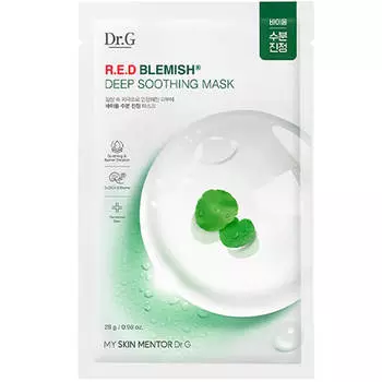 Успокаивающая маска с центеллой от покраснений Dr.G R.E.D Blemish Deep Soothing Mask