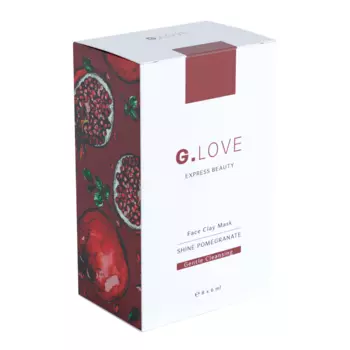 Глиняная энзимная маска для сужения пор G.Love Face Clay Mask Shine Pomegranate - упаковка 48 мл