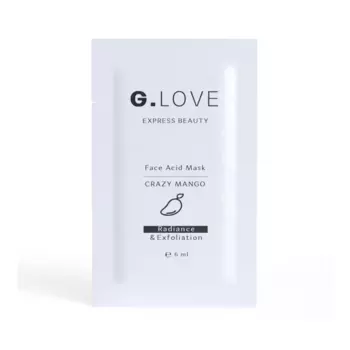 Энзимная маска-эксфолиант с комплексом кислот G.Love Face Acid Mask Crazy Mango - саше 6 мл