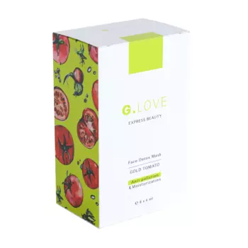 Увлажняющая детокс-маска с биозолотом G.Love Face Detox Mask Gold Tomato - упаковка 48 мл