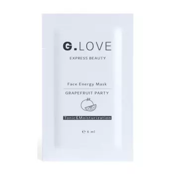 Тонизирующая маска для лица с ниацинамидом G.Love Face Energy Mask Grapefruit Party - саше 6 мл