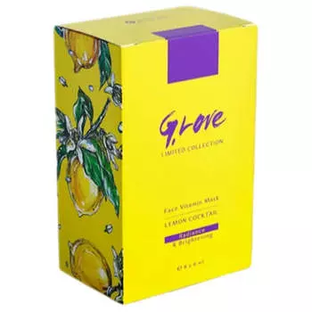 Антиоксидантная маска для сияния кожи с витамином C G.Love Face Vitamin Mask Lemon Cocktail - упаковка 48 мл