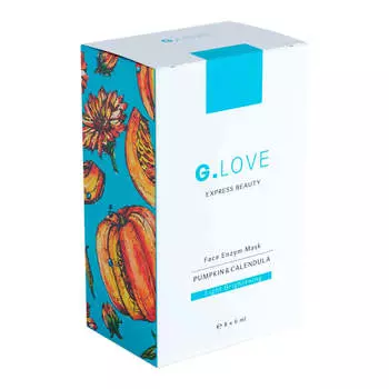 Осветляющая маска для лица с энзимами тыквы G.Love Face Enzym Mask Pumpkin&Calendula - упаковка 48 мл