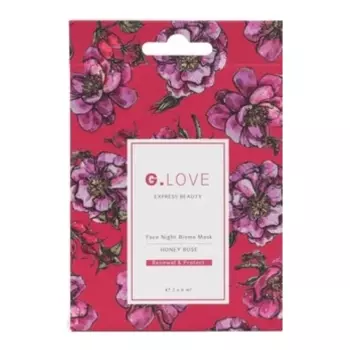 Ночная восстанавливающая маска с лактобактериями и EGF G.Love Face Night Biome Mask Honey Rose 2 шт. по 6 мл