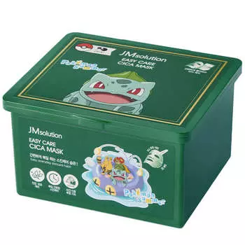 Набор успокаивающих тканевых масок с CICA-комплексом JMsolution Easy Care Cica Mask