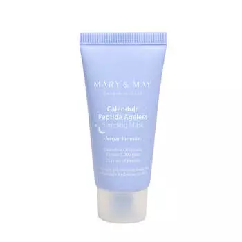 Ночная антивозрастная маска с лепестками календулы Mary&May Calendula Peptide Ageless Sleeping Mask 30 мл