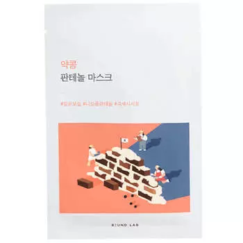 Барьерная тканевая маска с чёрной соей и пантенолом Round Lab Soybean Panthenol Mask