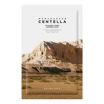 Ампульная маска с 51% центеллы SKIN1004 Madagascar Centella Watergel Sheet Ampoule Mask