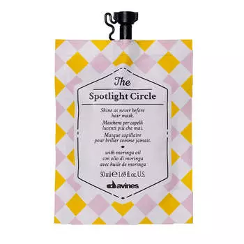 Маска-суперблеск для волос с маслом моринги Davines The Spotlight Circle