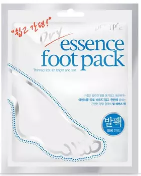 Маска-носочки для ног с сухой эссенцией Petitfee Dry Essence Foot Pack