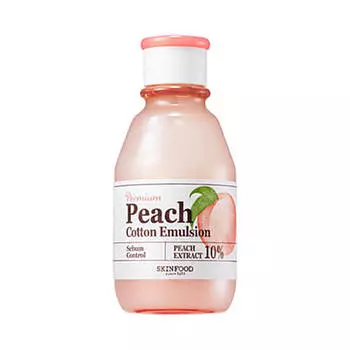Матирующая персиковая эмульсия для лица Skinfood Premium Peach Cotton Emulsion