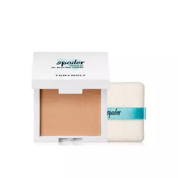 Матирующие салфетки с пуфом в кейсе Tony Moly Spoiler Oil Blotting Papers