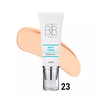 Матирующий для жирной кожи ББ-крем Apieu Natural Matt Finish BB Cream SPF38/PA+++ - 23. Натуральный беж