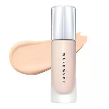 Матовый тональный флюид для лица WAKEMAKE Water Velvet Cover Foundation SPF38 PA++ 19 Porcelain