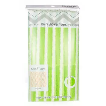 Мочалка для тела средней жесткости Sung Bo Cleamy Clean & Beauty Daily Shower Towel (Medium)