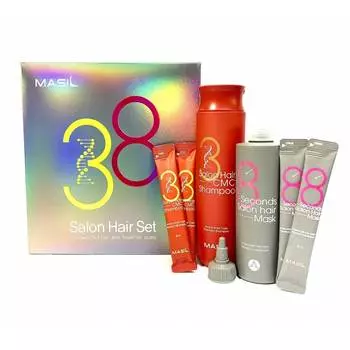 Набор для восстановления волос с кератином и коллагеном Masil Salon Hair Set