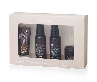 Набор миниатюр с муцином улитки Mizon Snail Miniature Set