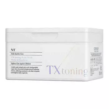 Набор осветляющих тканевых масок VT Cosmetics TX-Toning Daily Mask