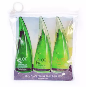 Набор средств для лица и тела на основе сока алоэ вера Holika Holika Jeju Aloe Face and Body Care Set