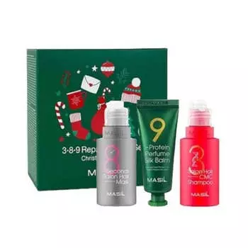 Новогодний подарочный набор для ухода за волосами Masil 3.8.9 Set Repair Perfect Christmas Edition
