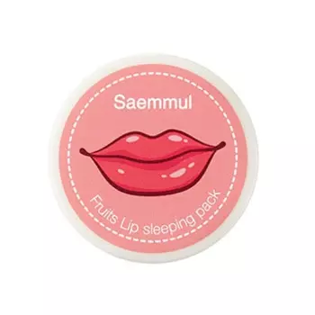 Ночная маска для губ с миндальным маслом The Saem Saemmul Fruits Lip Sleeping Pack