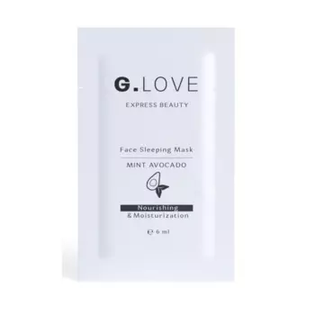 Питательная ночная маска с авокадо и мятой G.Love Face Sleeping Mask Mint Avocado - саше 6 мл