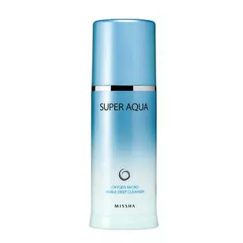 Очищающая кислородная пенка для лица Missha Super Aqua Oxygen Micro Visible Deep Cleanser