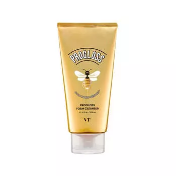 Очищающая пенка для умывания с медом и золотом Vt Cosmetics Progloss Foam Cleanser