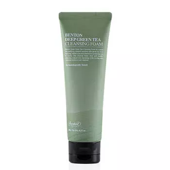 Очищающая пенка с зелёным чаем Benton Deep Green Tea Cleansing Foam