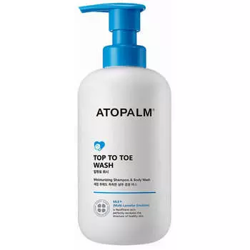 Детское универсальное очищающее средство Atopalm Top to Toe Wash