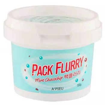 Охлаждающая маска-скраб для лица A'Pieu Pack Flurry Mint Chocochip