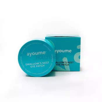 Омолаживающие гидрогелевые патчи с экстрактом ласточкиного гнезда Ayoume Swallow`s Nest Eye Patch