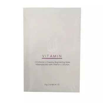 Осветляющая питательная маска с витамином U CU Skin Vitamin U Creamy Brightening Mask