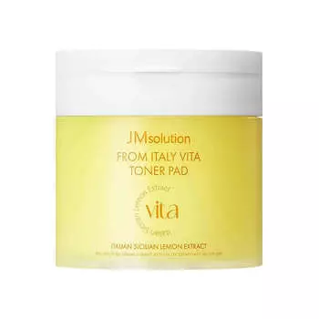 Осветляющие тонер-пэды с экстрактом лимона JMsolution From Italy Vita X Large Toner Pad